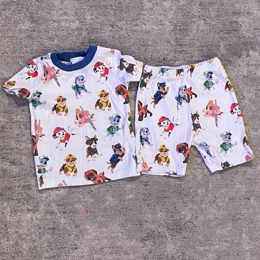Pottery Barn Kids PAW Patrol Short Sleeve Pajama Set